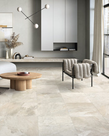 Céramique Stone : tuile imitant la pierre naturelle, parfaite pour un plancher de salon