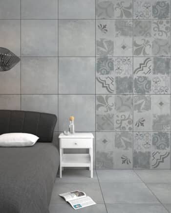 Céramique 24x24 gris Bona Dea, idéal pour une chambre