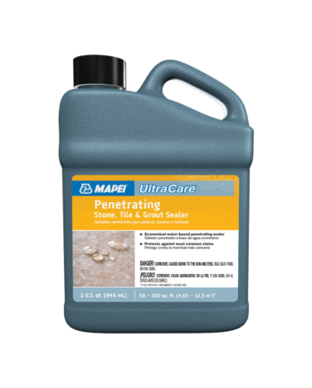 UltraCare MAPEI penetrating plus stone tile grout sealer