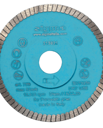 Sigma disque diamant 4 1/2” Turbo pour céramique et porcelaine